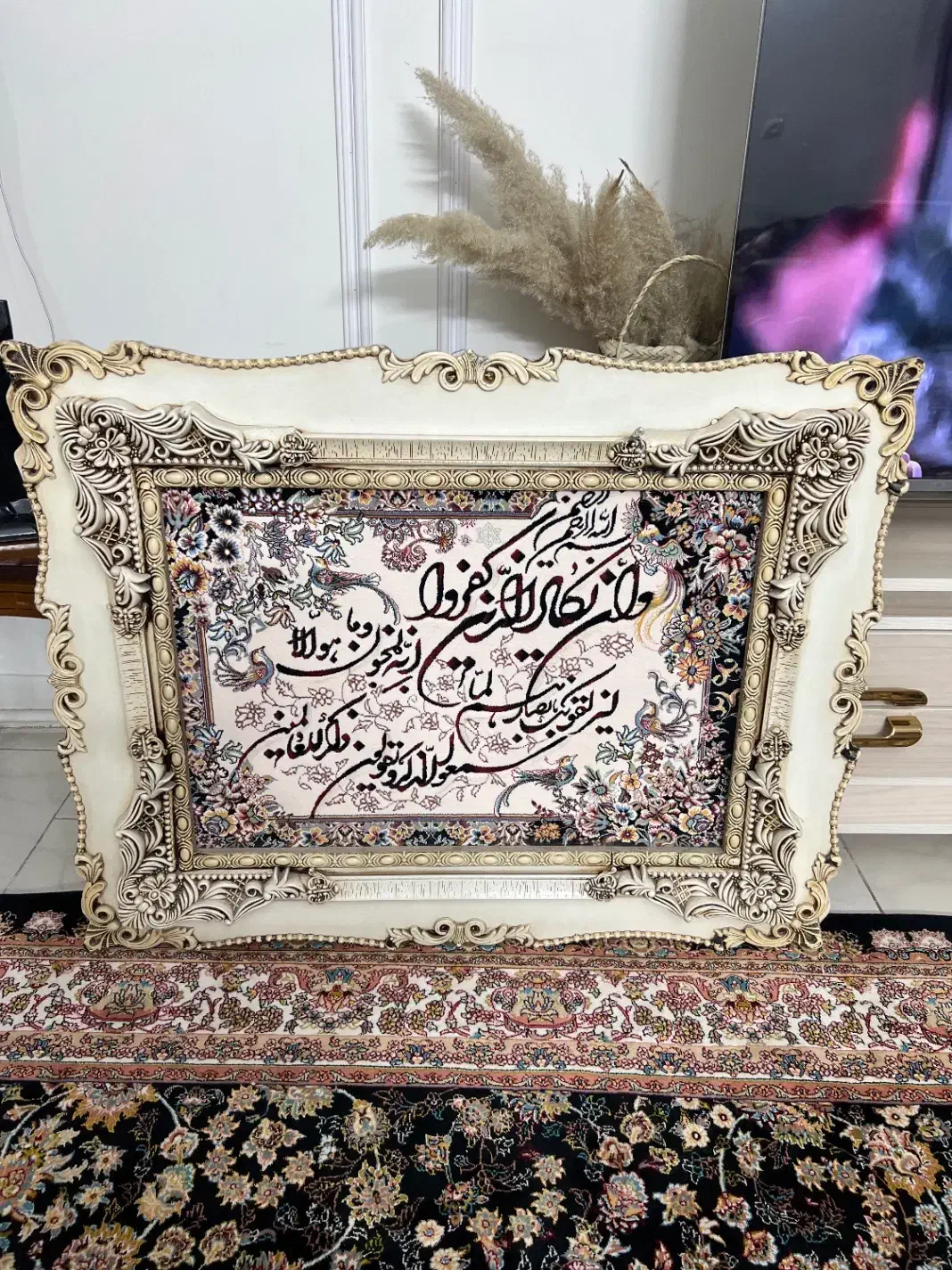 تابلو ورق طلا رزین|تابلو، نقاشی، عکس|ری, فیروزآبادی|دیوار