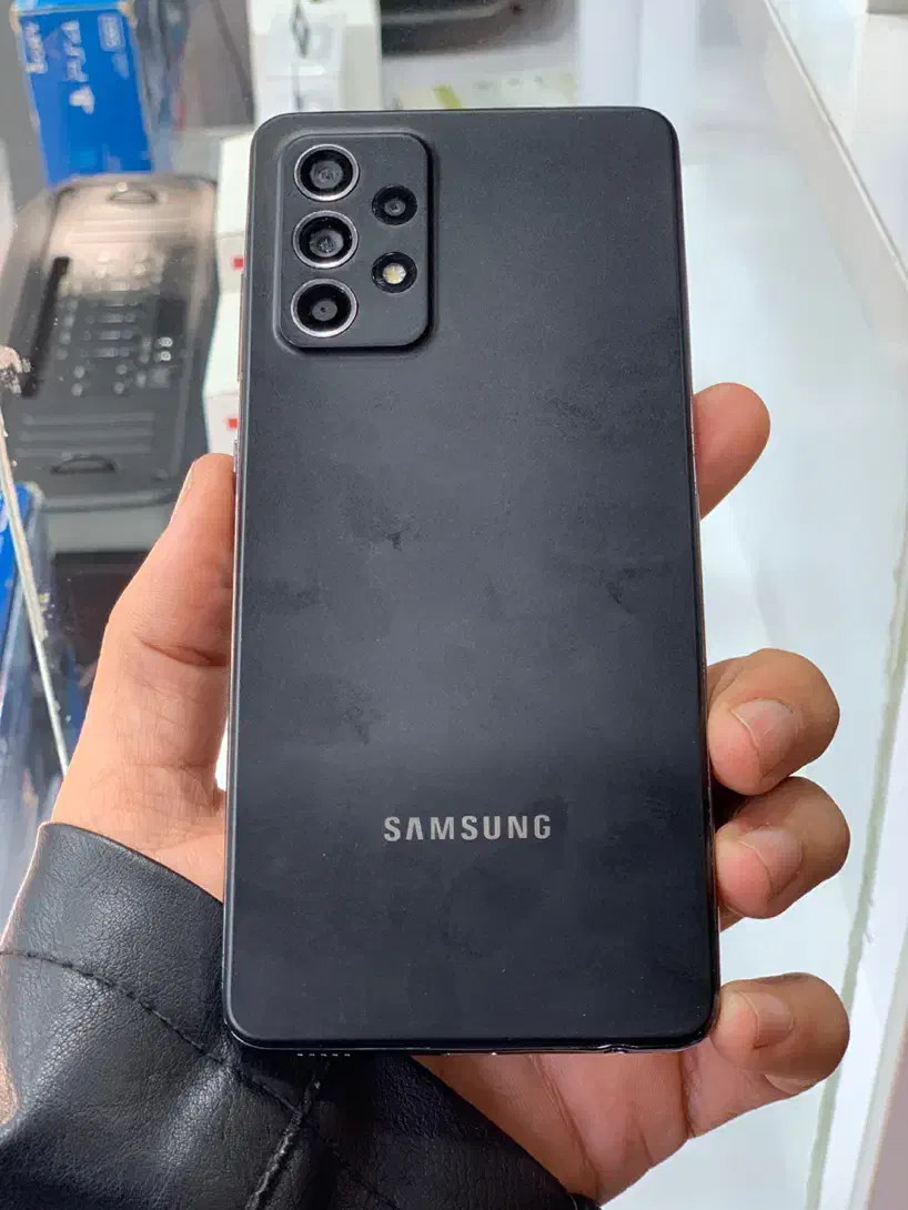 گوشی کارکرده سامسونگ A52 مشکی|موبایل|لاهیجان, خمیر کلایه|دیوار