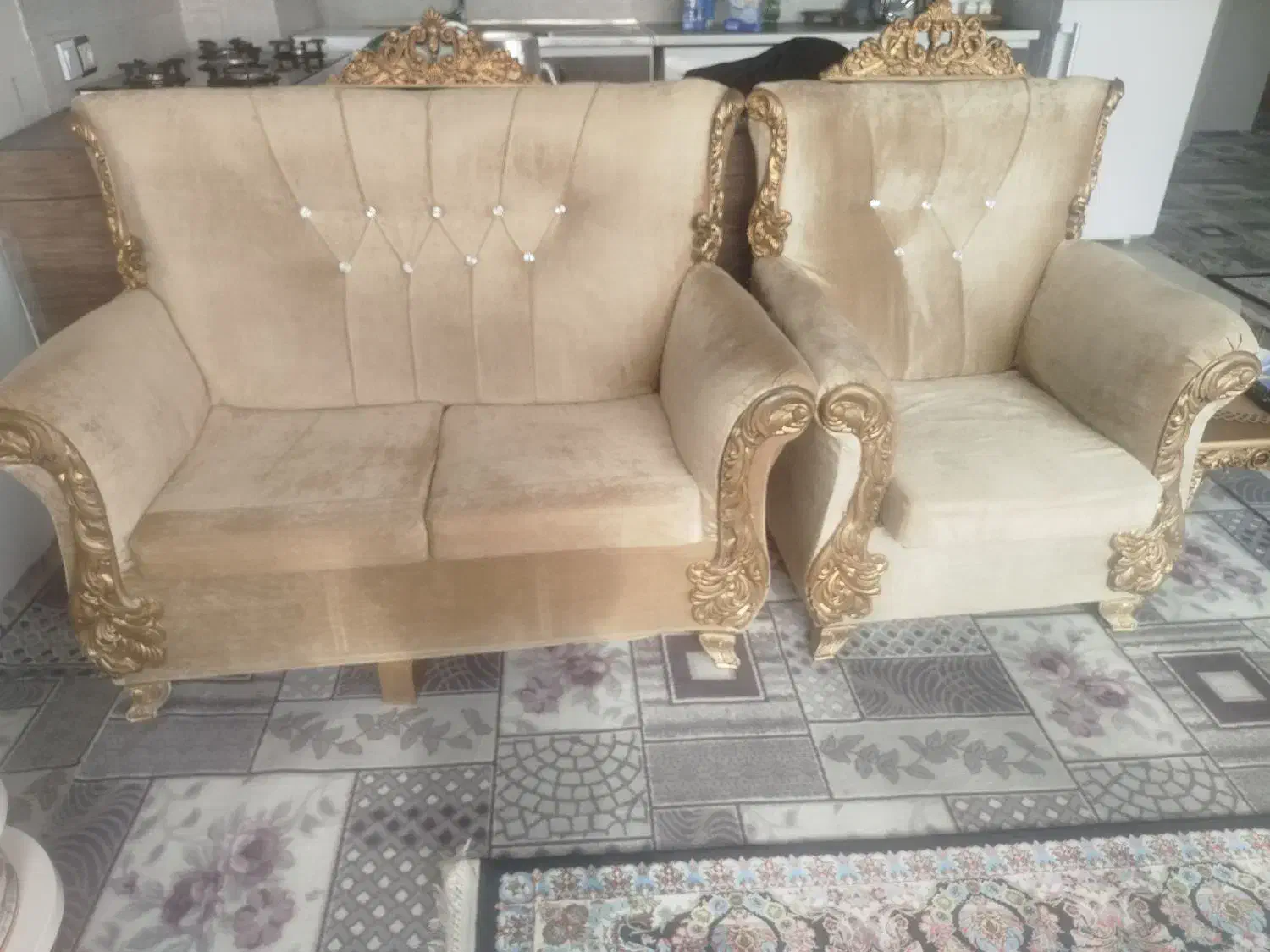 مبل کلاسیک درحدنو|مبلمان خانگی و میز عسلی|محمدشهر, ولدآباد|دیوار