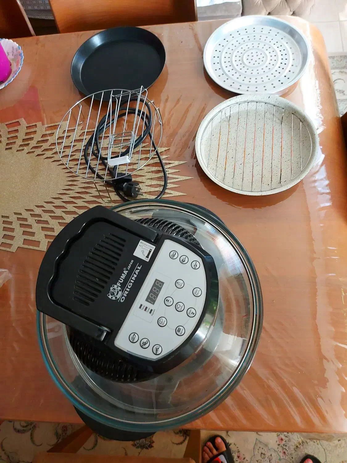 هوا پز ژاپنی بزرگ کامل|اجاق گاز و لوازم برقی پختوپز|شاهینشهر, ۹ دی|دیوار