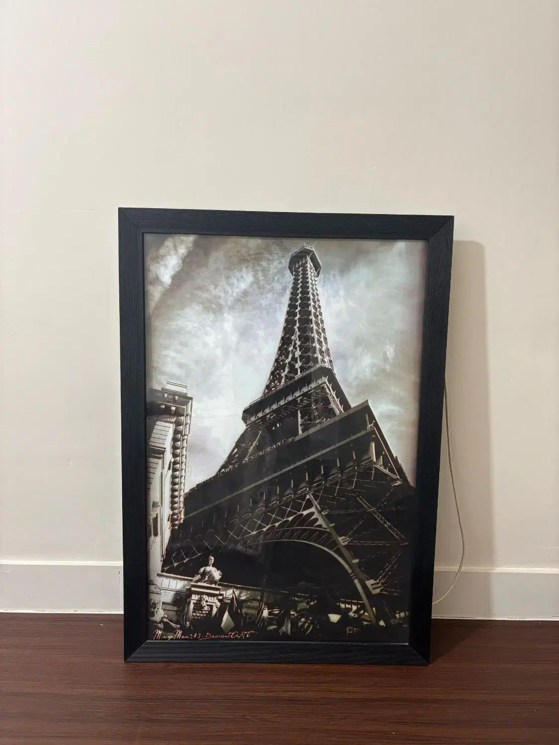 تابلو برج ایفل|تابلو، نقاشی، عکس|اهواز, شهرک حفاری|دیوار