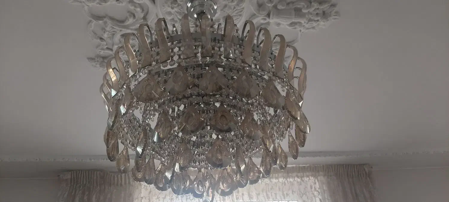 لوستر شیشه ای ( اشکی )|لوستر و چراغ آویز|تهران, پونک|دیوار