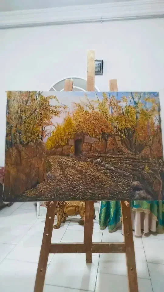 تابلوی نقاشی رنگو روغن .. سبک رئالیسم|تابلو، نقاشی، عکس|ارومیه, |دیوار