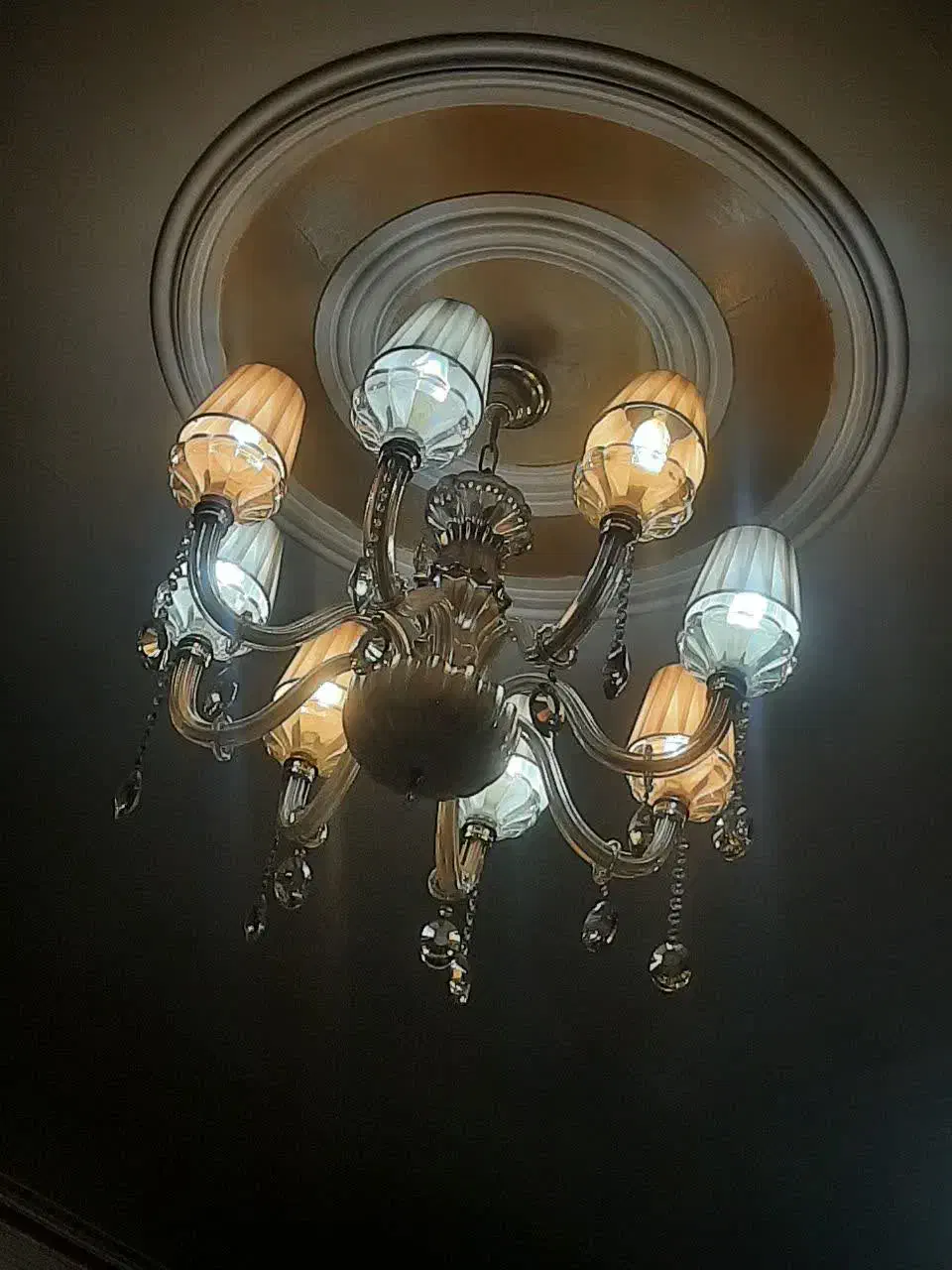 لوستر کریستال|لوستر و چراغ آویز|شهریار, شهرک وائین|دیوار