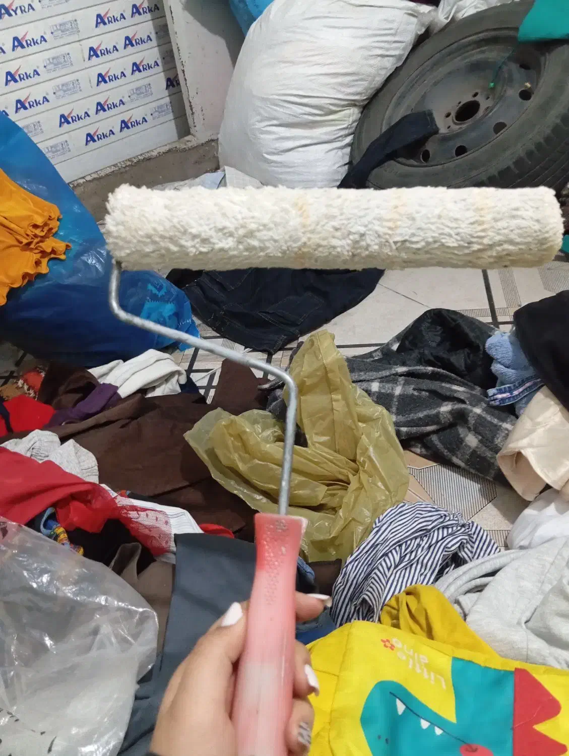 غلتک رنگ|مصالح و تجهیزات ساختمان|گرگان, |دیوار