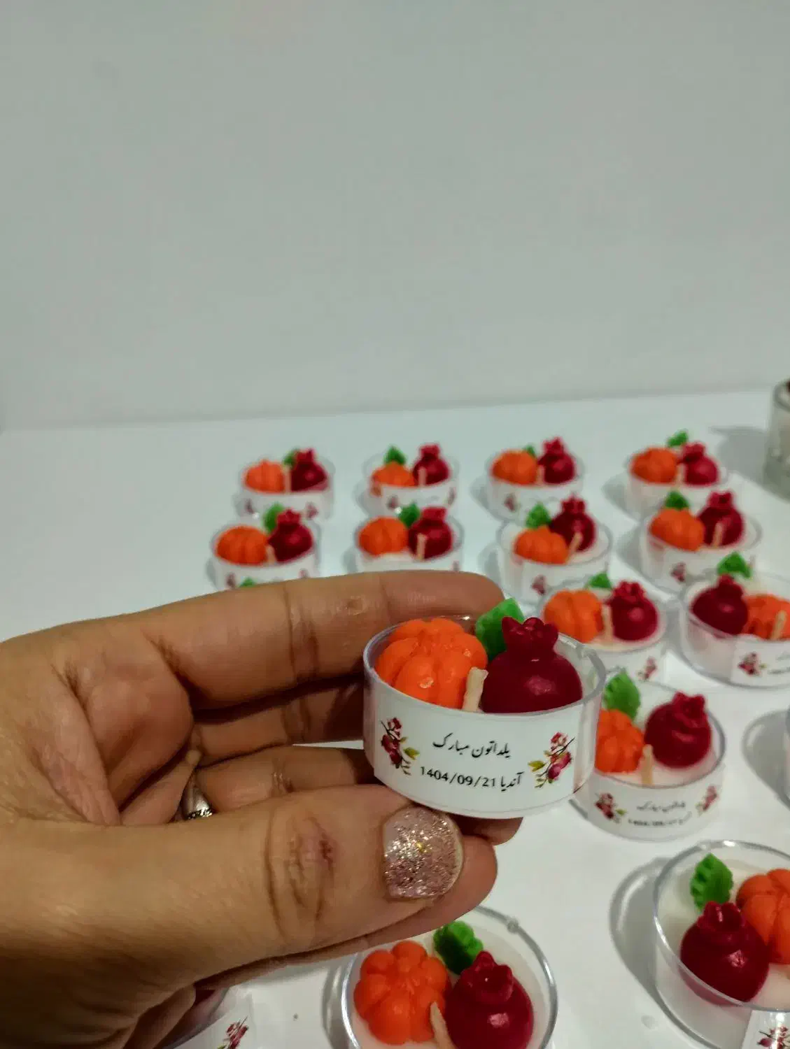 گیفت شمع یلدا با قیمت مناسب|صنایع دستی و سایر لوازم تزئینی|گنبد کاووس, |دیوار