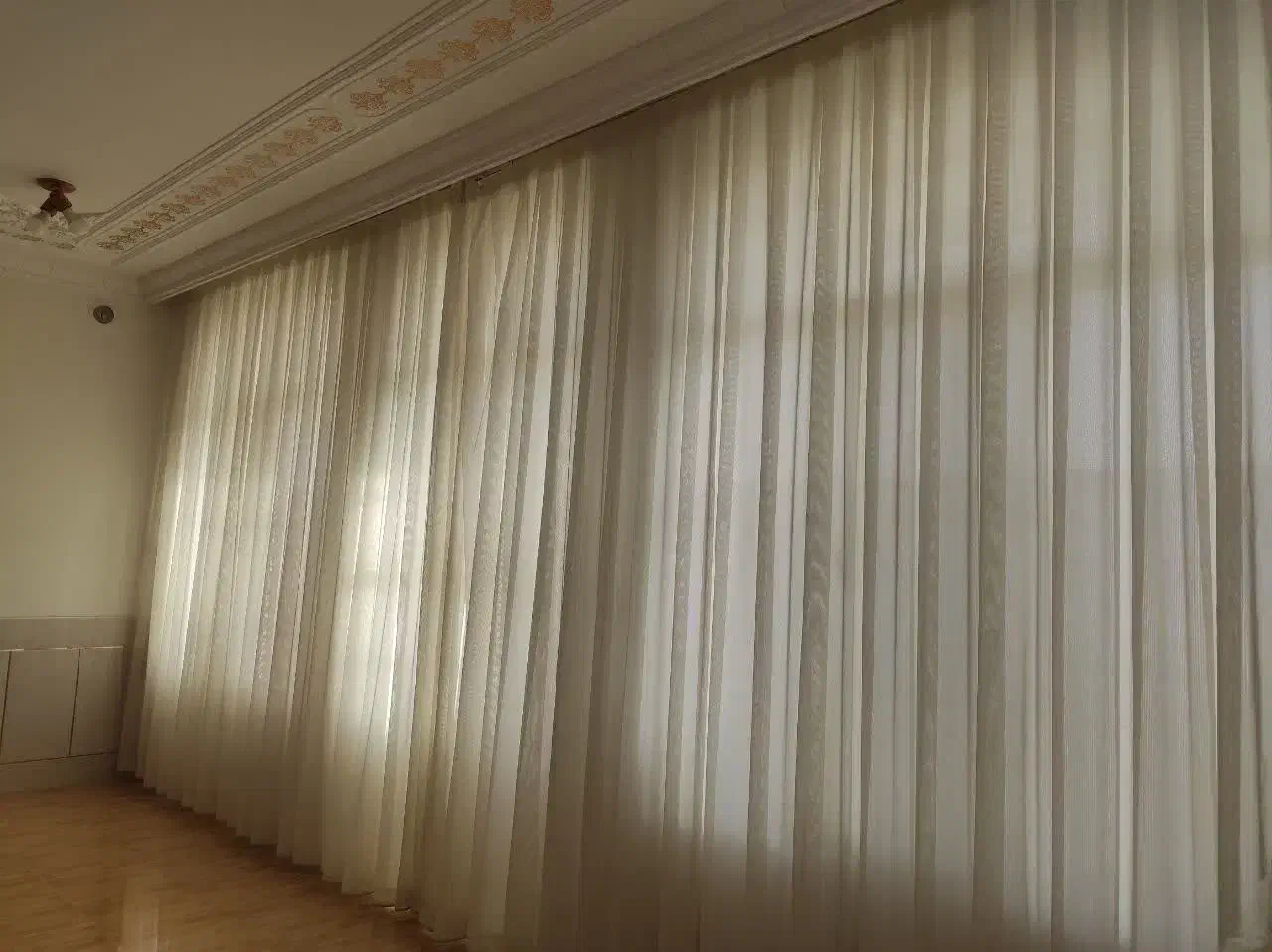 پرده شش متری سالن پذیرایی|پرده، رانر، رومیزی|لنجان, |دیوار