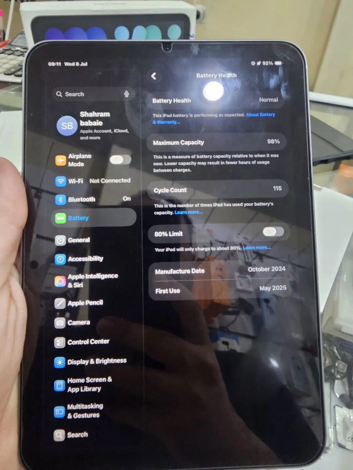ipad mini 7 256G|تبلت|محمدشهر, محمدشهر|دیوار