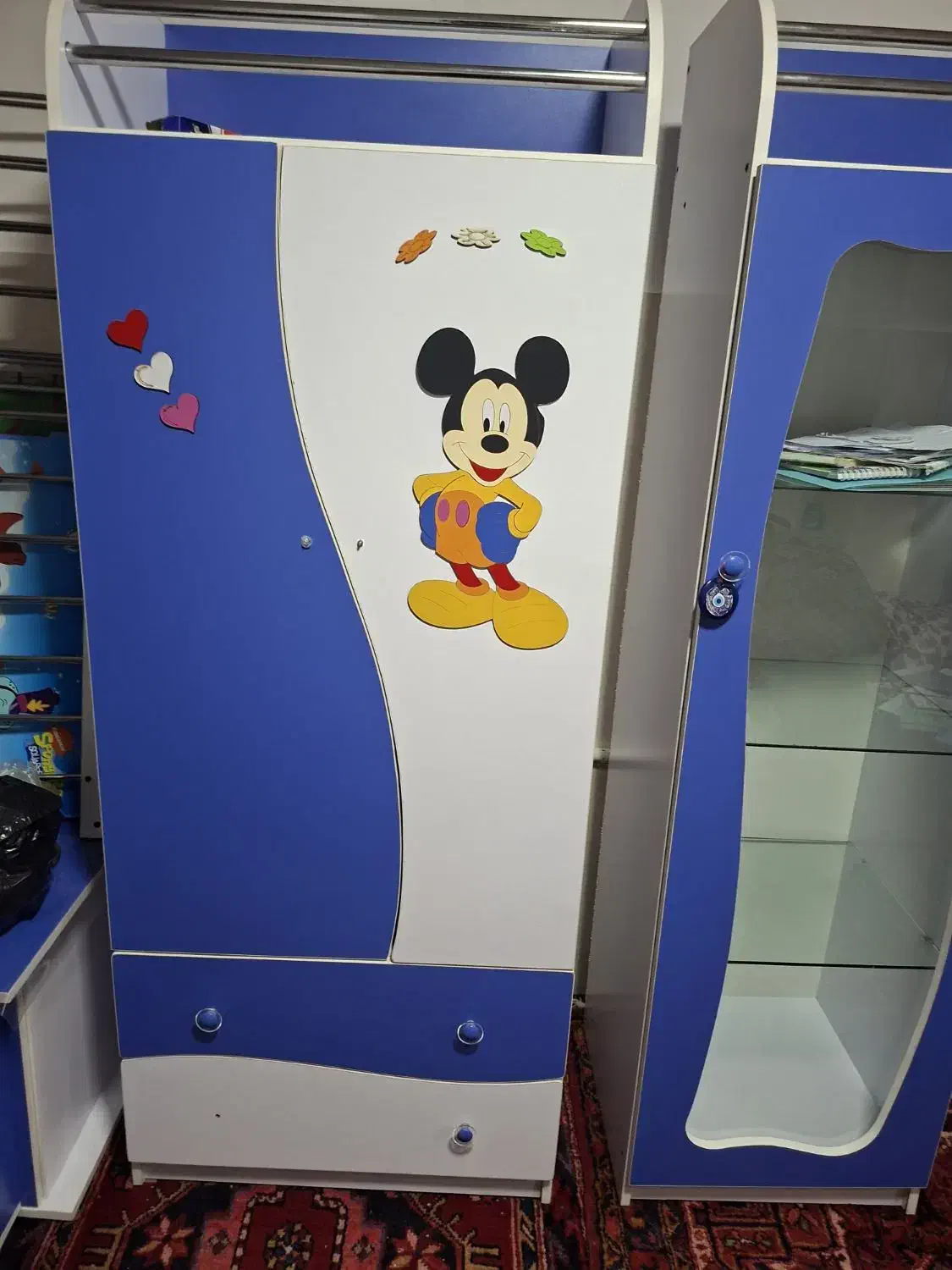 کمد نو|کتابخانه، شلف، قفسههای دیواری|اهر, |دیوار