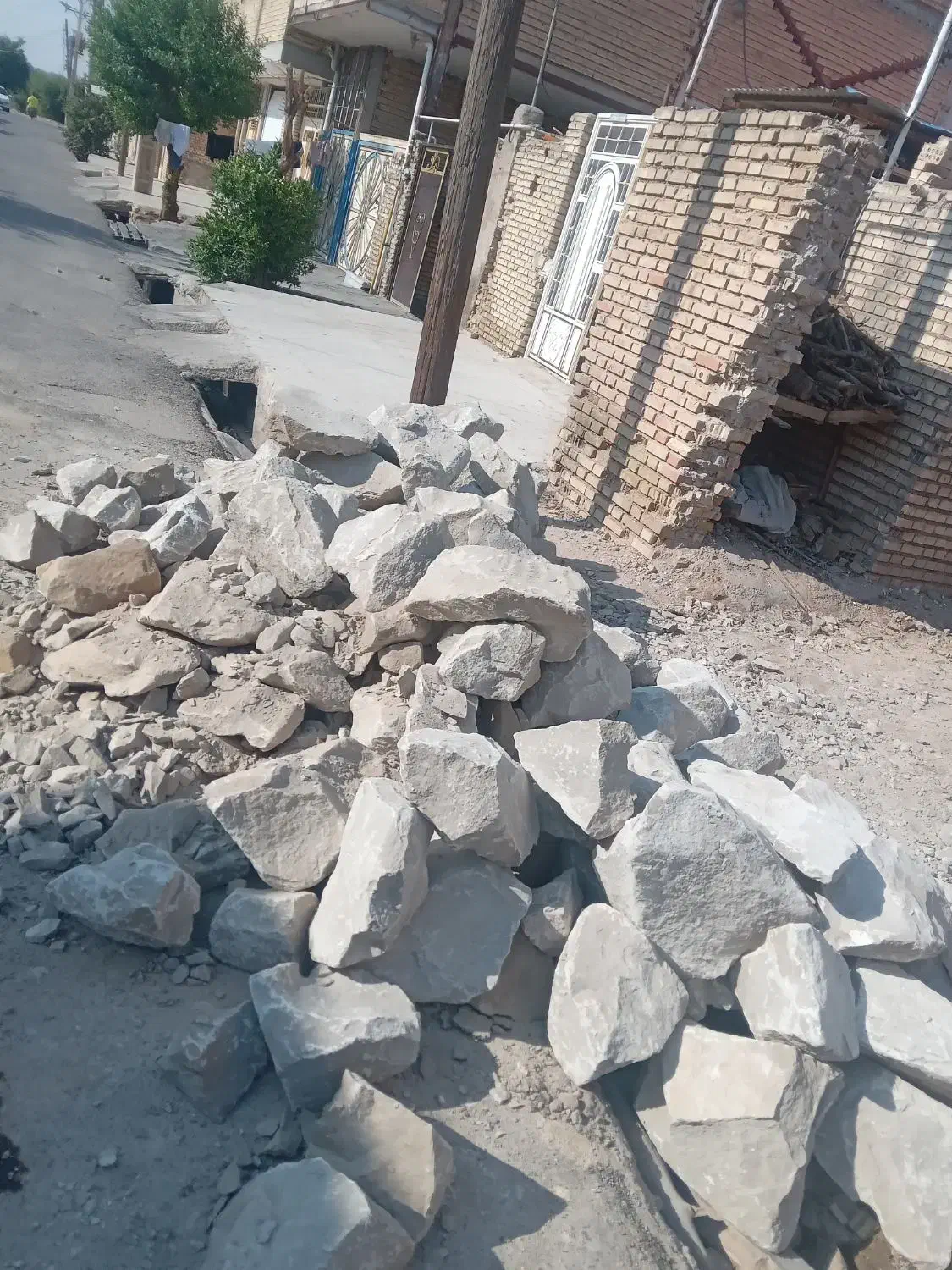 سنگ لاشه|مصالح و تجهیزات ساختمان|شوش, |دیوار