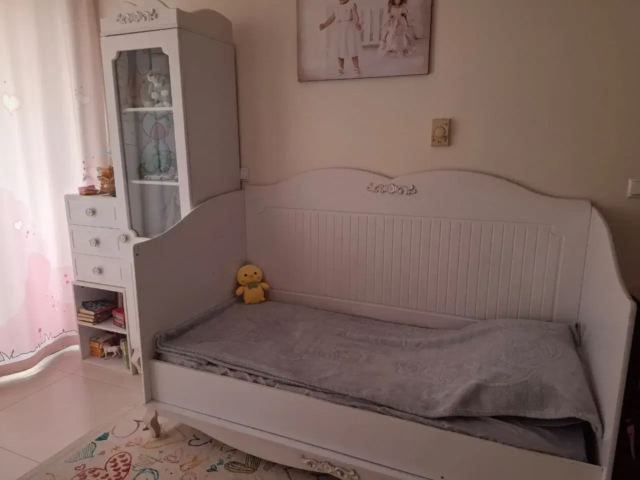 سرویس خواب کودک و نوجوان و میز تحریر|تخت و سرویس خواب|اصفهان, ناژوان|دیوار