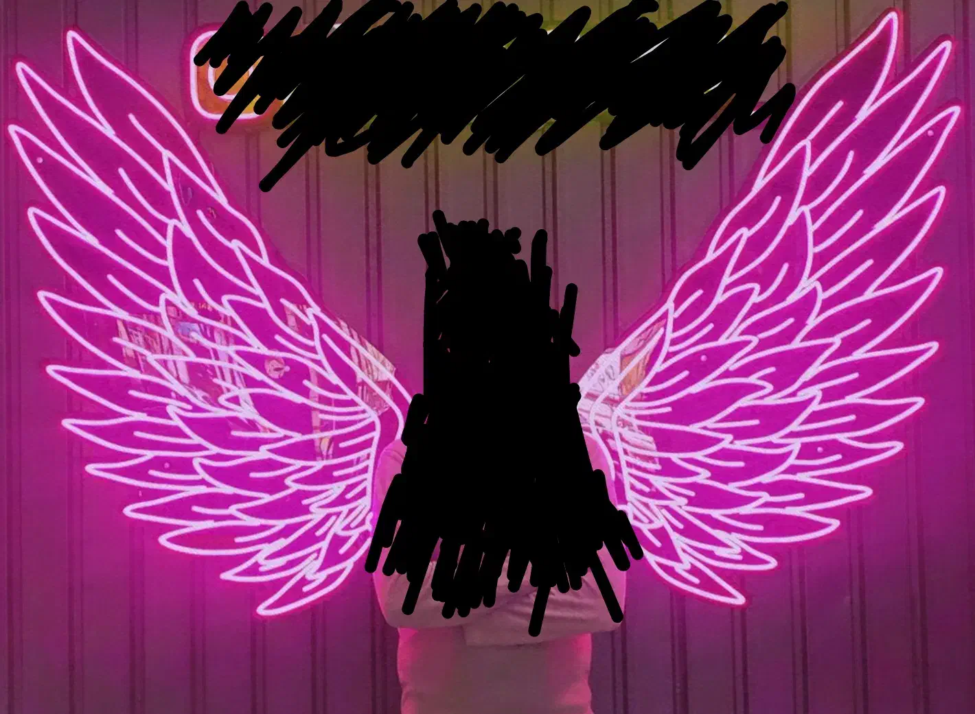 بال فرشته|ریسه و چراغ تزئینی|قشم, |دیوار