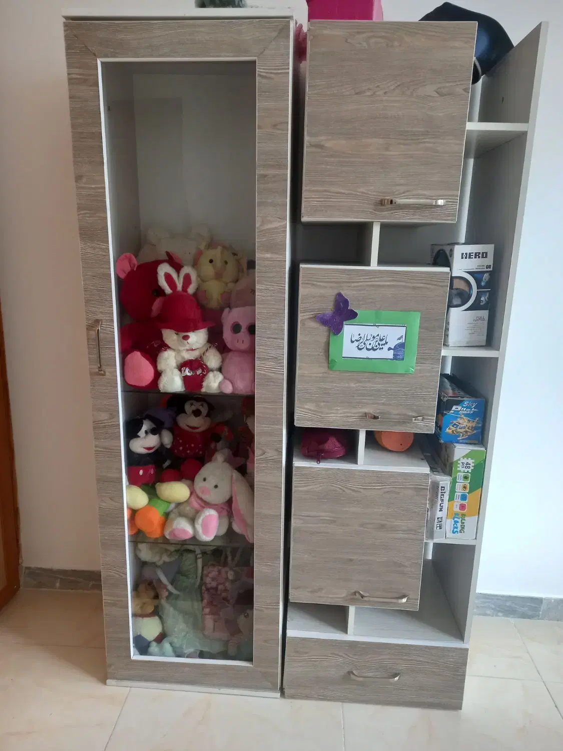 کمد ویترین|بوفه، ویترین، کنسول|رشت, باهنر|دیوار