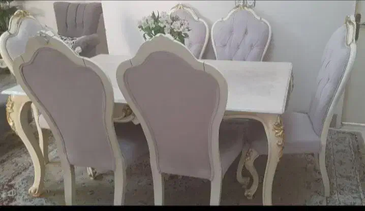 میزنهارخوری ۶نفره|میز و صندلی غذاخوری|تهران, پرستار|دیوار