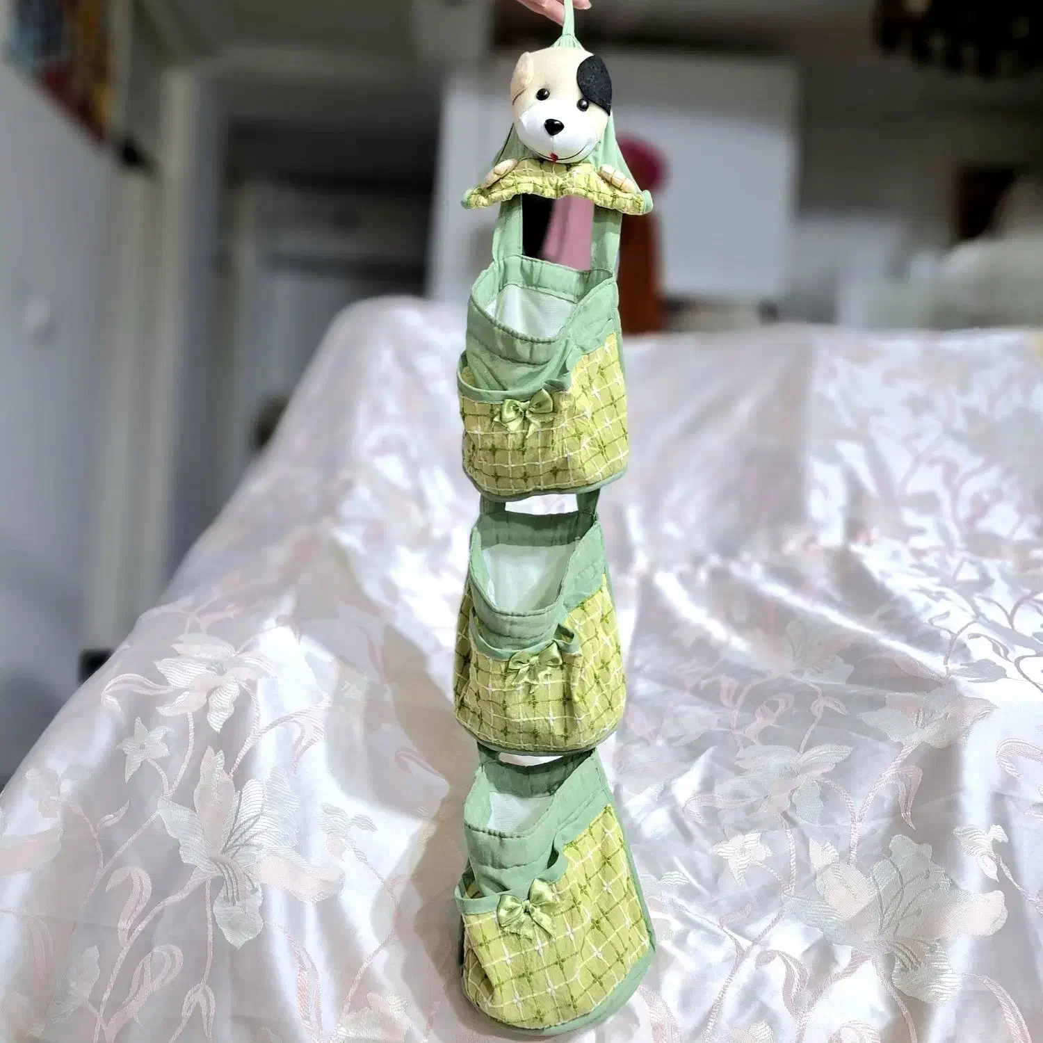 آویز پارچه‌ای برای نظم‌دهی وسایل شخصی|جاکفشی، کمد، دراور|رشت, حسین آباد|دیوار