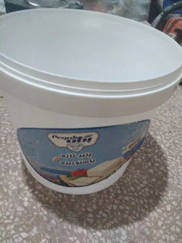 سطل پنیر خالی|ظروف نگهدارنده، پلاستیکی، یک‌بارمصرف|بروجرد, |دیوار