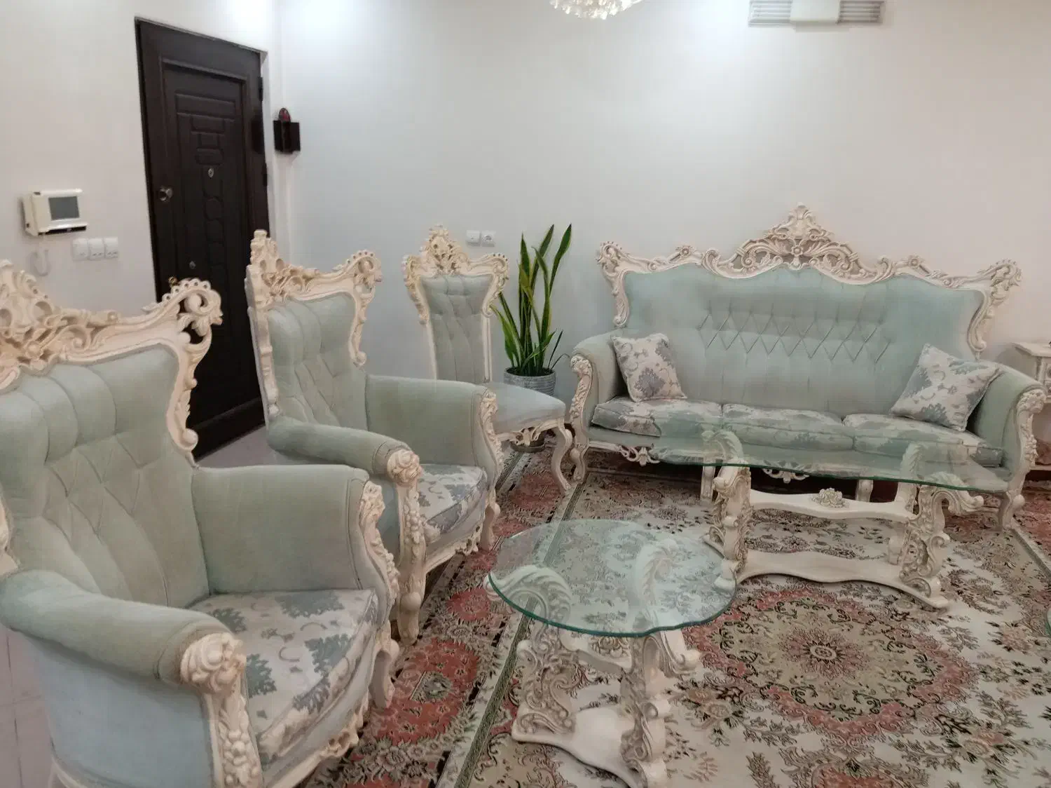 مبل سلطنتی|مبلمان خانگی و میز عسلی|قائم‌شهر, |دیوار