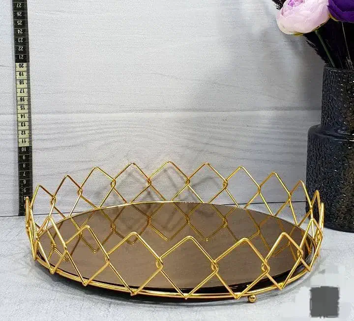 سینی کف آینه ای|ظروف سرو و پذیرایی|فسا, |دیوار