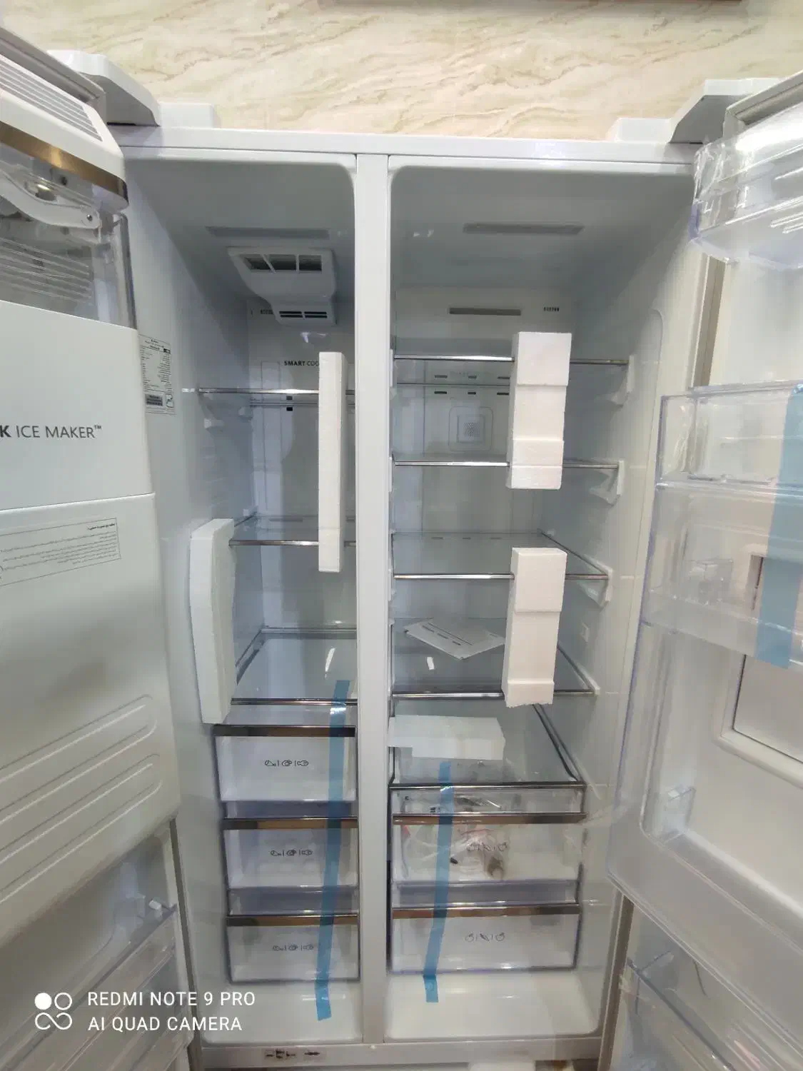 ساید اسنوا ۳۲ فوت با میز بار زیر قیمت در مشهد کالا|یخچال و فریزر|مشهد, ولیعصر (شهرک غرب)|دیوار