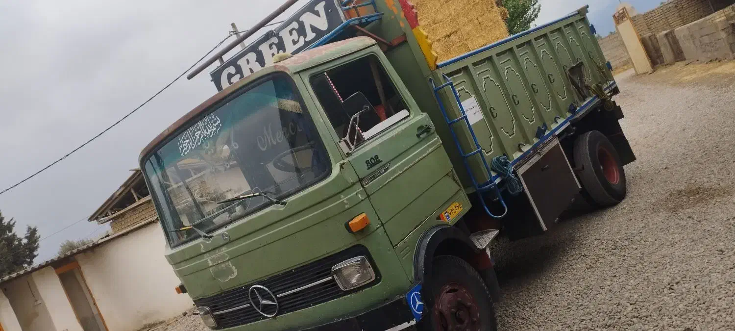 خاور مدل 72 بنز 808|خودرو سنگین|کاغذکنان, |دیوار