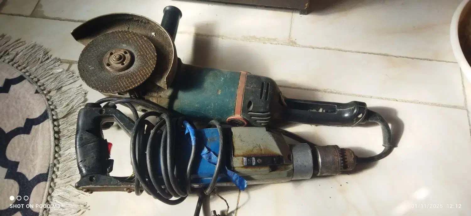 دلر گیربکسی قدیمی درجه یک وچرخ سنگ درجه یک|ابزارآلات|تربت‌حیدریه, بهشت عسکری|دیوار