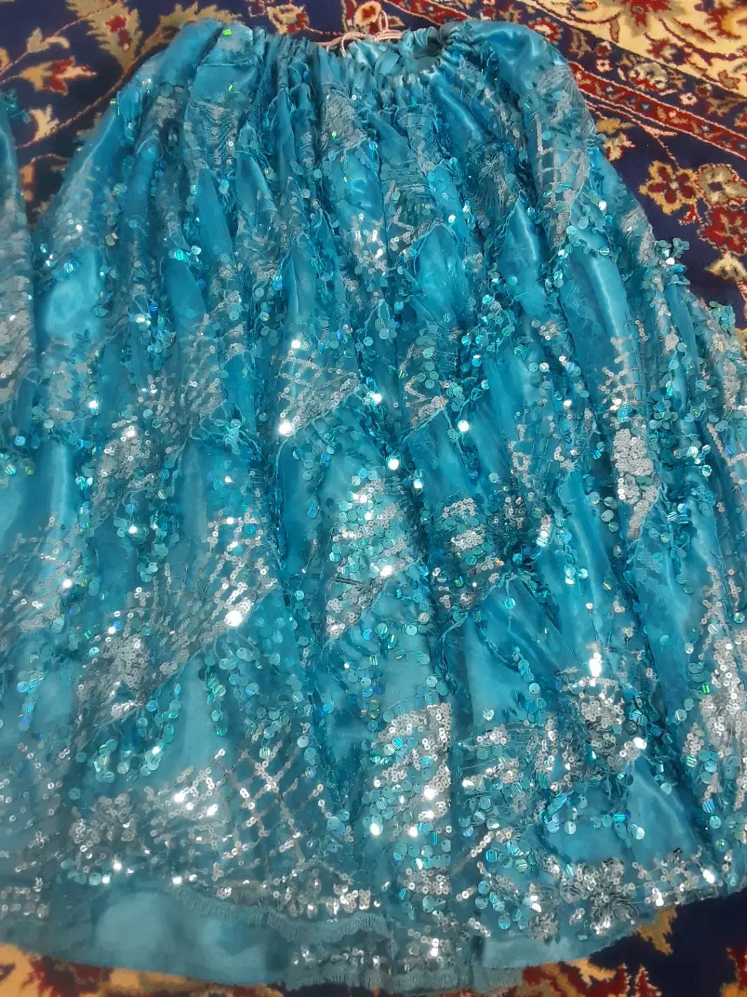 لباس محلی ابی فیروزه ای|لباس|مسجد سلیمان, |دیوار