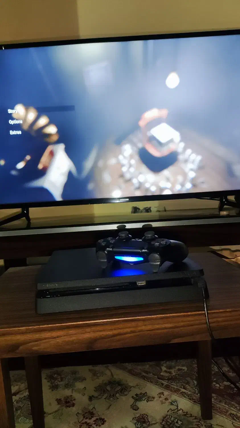 PS 4 slim کپی خور بدون نیاز فرش یا دی‌وی‌دی ورژن ۹|کنسول، بازی ویدئویی و آنلاین|رشت, پل تالشان|دیوار