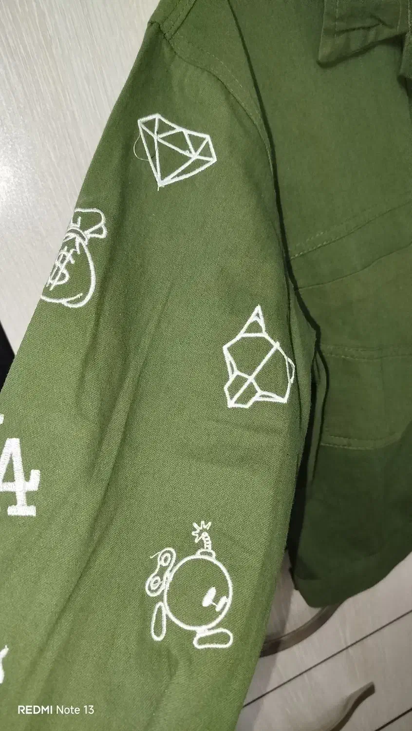 کراپ کت سبز نو|لباس|قرچک, مهدیه|دیوار