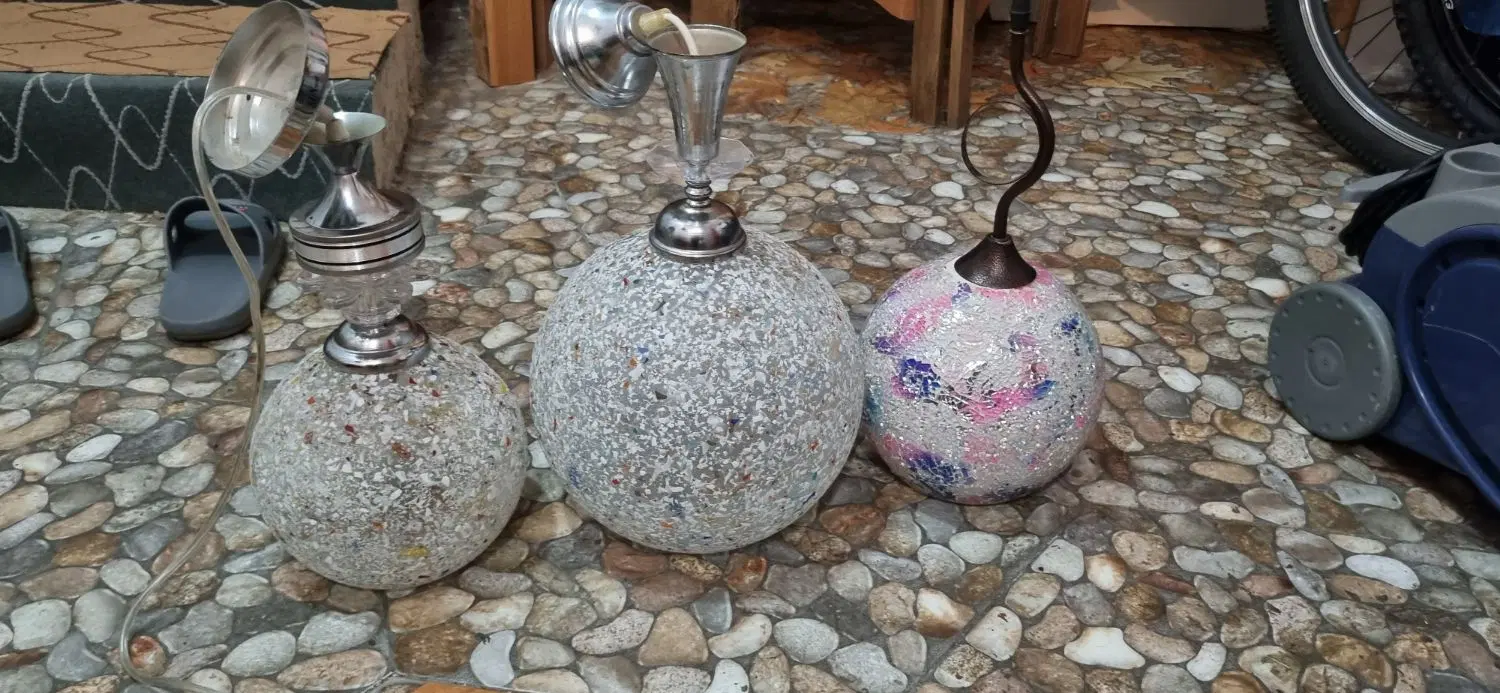 لوستر|لوستر و چراغ آویز|رشت, دیانتی|دیوار