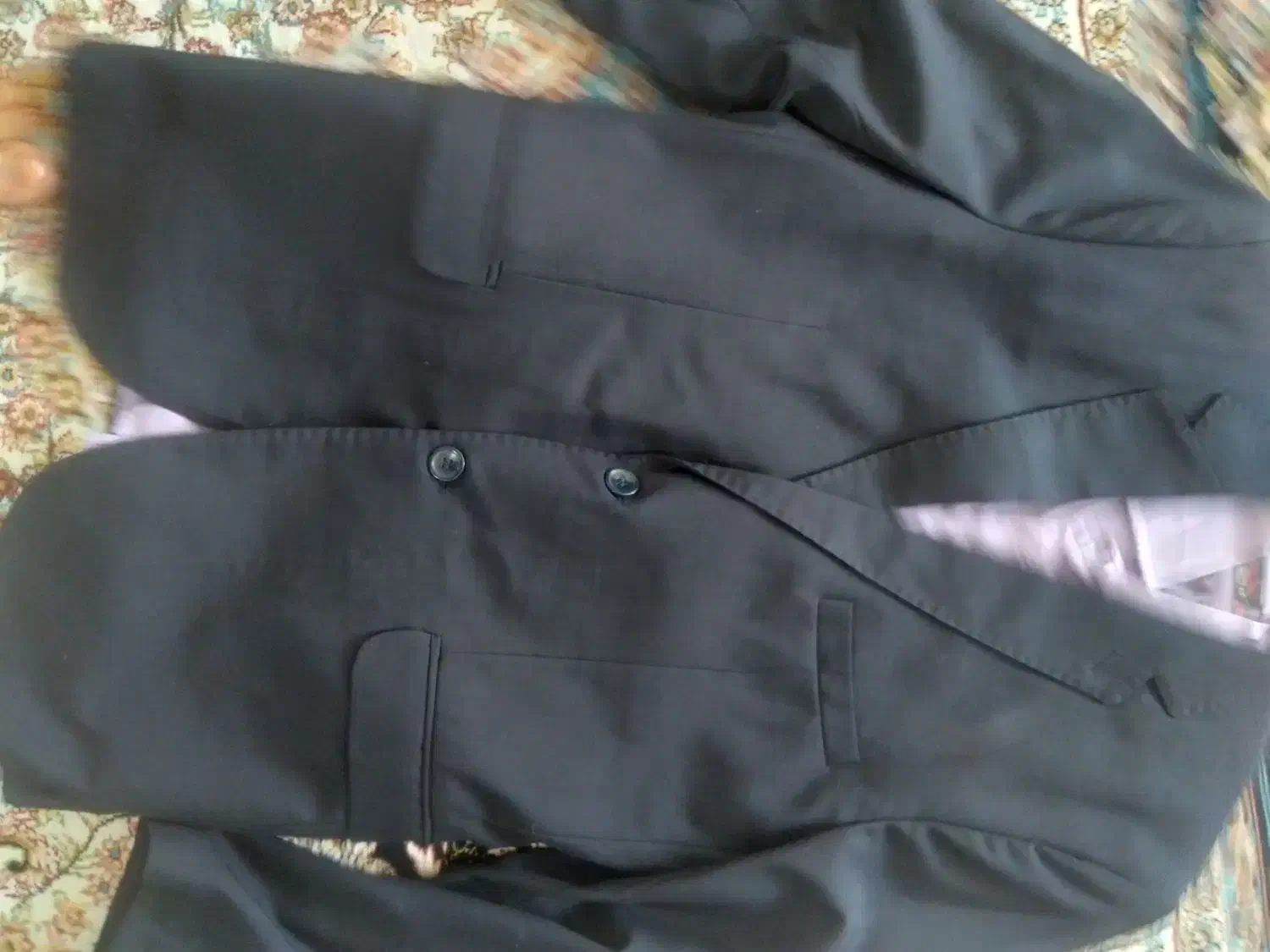 کت وشلوار سورمه ای وپیراهن رنگ یاسی|لباس|فسا, |دیوار