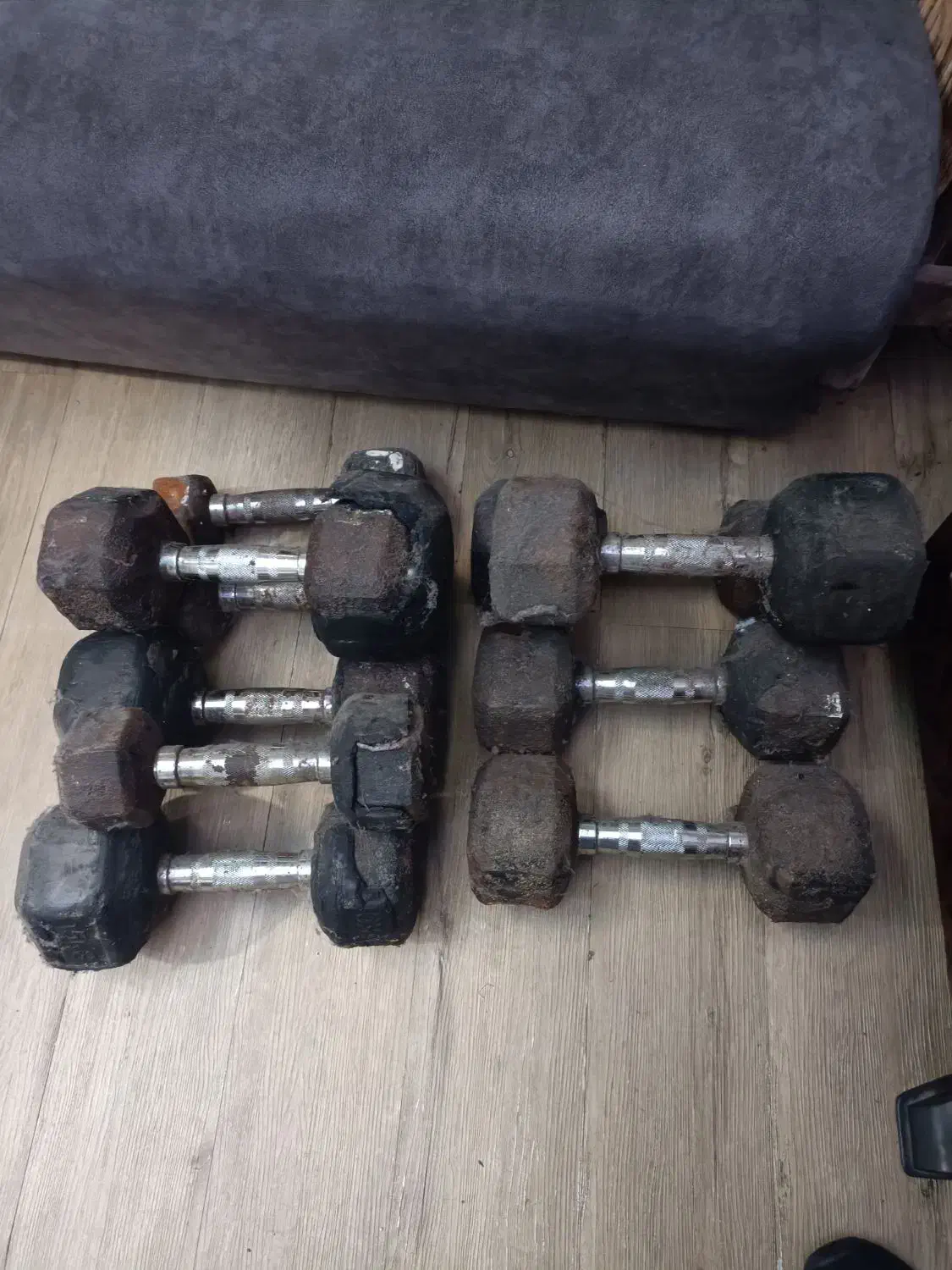 دمبل بدونه روکش|تجهیزات ورزشی|رشت, خرسندی|دیوار