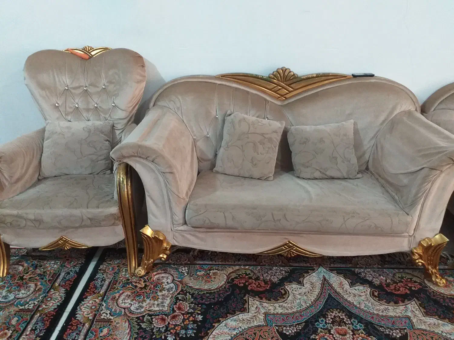 مبل سلطنتی ارزان|مبلمان خانگی و میز عسلی|قرق, |دیوار