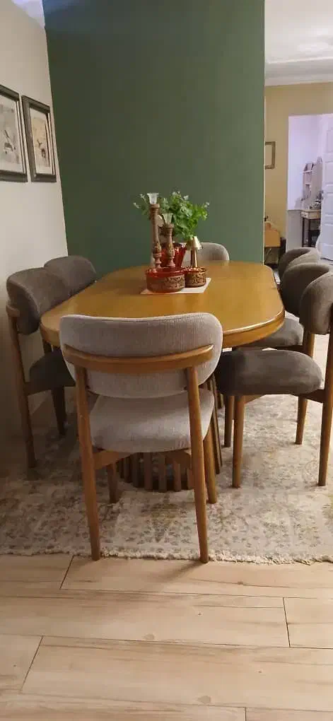 میز ناهارخوری هشت نفره|میز و صندلی غذاخوری|لواسان, |دیوار