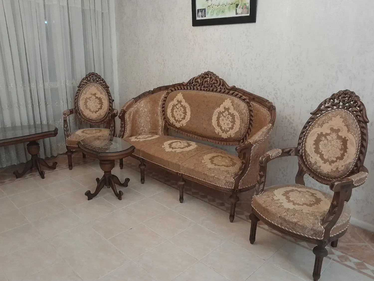 مبلمان استیل هفت نفره همراه با نهار خوری ۱۰ نفره|مبلمان خانگی و میز عسلی|تهران, مینیسیتی (شهرک نفت)|دیوار