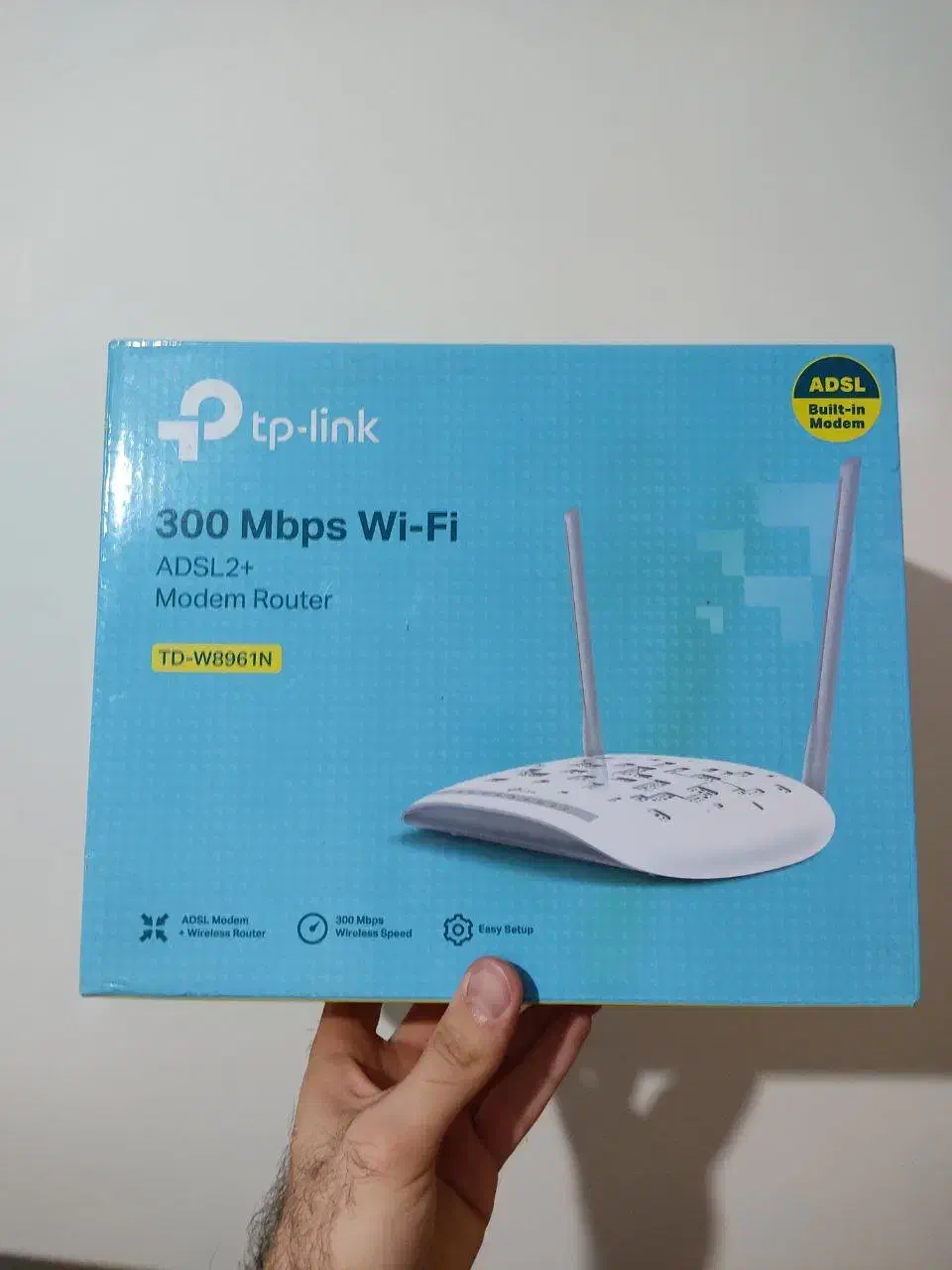 روتر بیسیم +ADSL2 تی پی-لینک مدل TD-W8961N|مودم و تجهیزات شبکه|تهران, سعادت‌آباد|دیوار