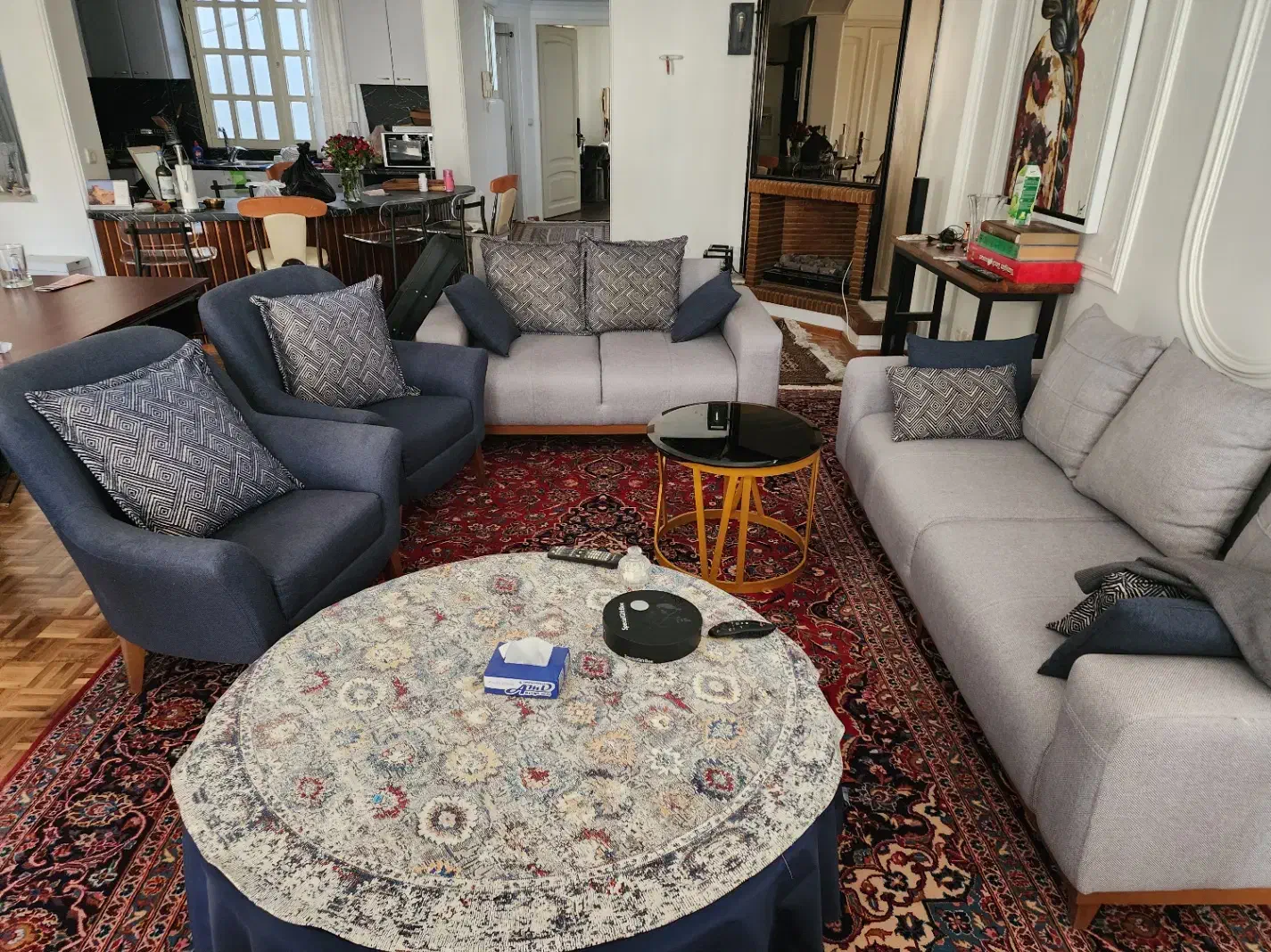 ست کامل مبل  نشیمن کاملا نو|مبلمان خانگی و میز عسلی|تهران, محمودیه|دیوار