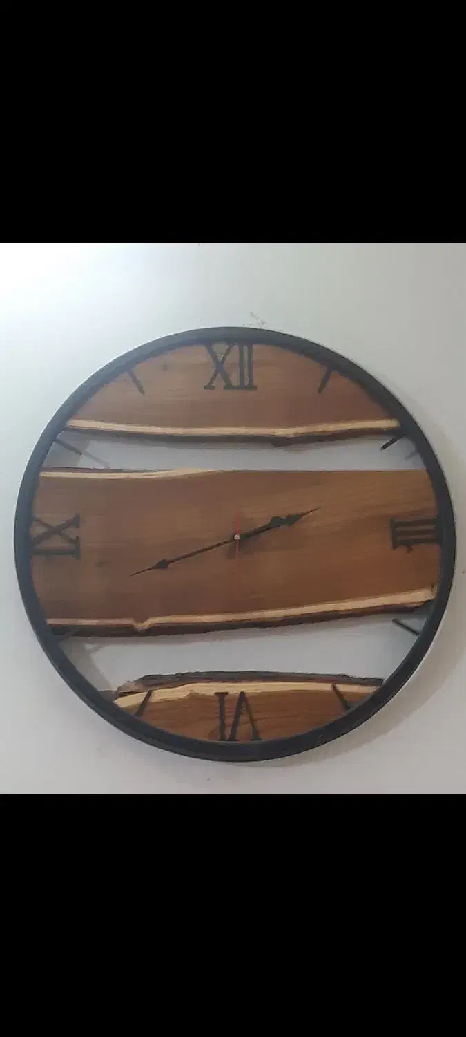 ساعت دیواری چوب زیتون|ساعت دیواری و تزئینی|مشهد, شهرک امام هادی (شهرک غرب)|دیوار