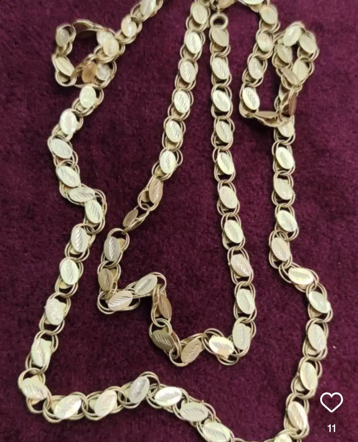 زنجیر قدیمی یزدی فاخر|جواهرات|سنندج, |دیوار