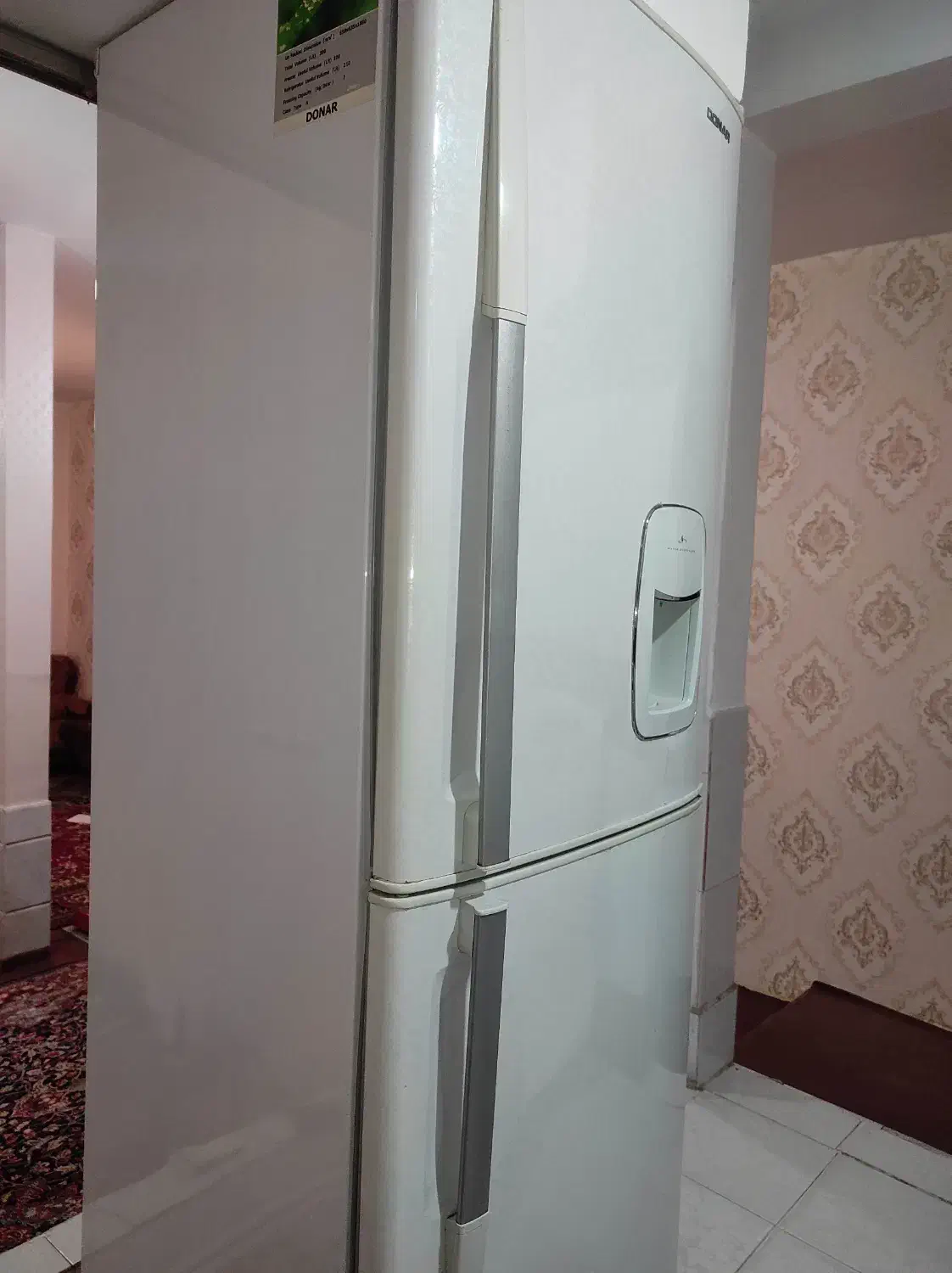 یخچال و فریزر آبسردکن دار دونار در حد نو|یخچال و فریزر|تبریز, |دیوار