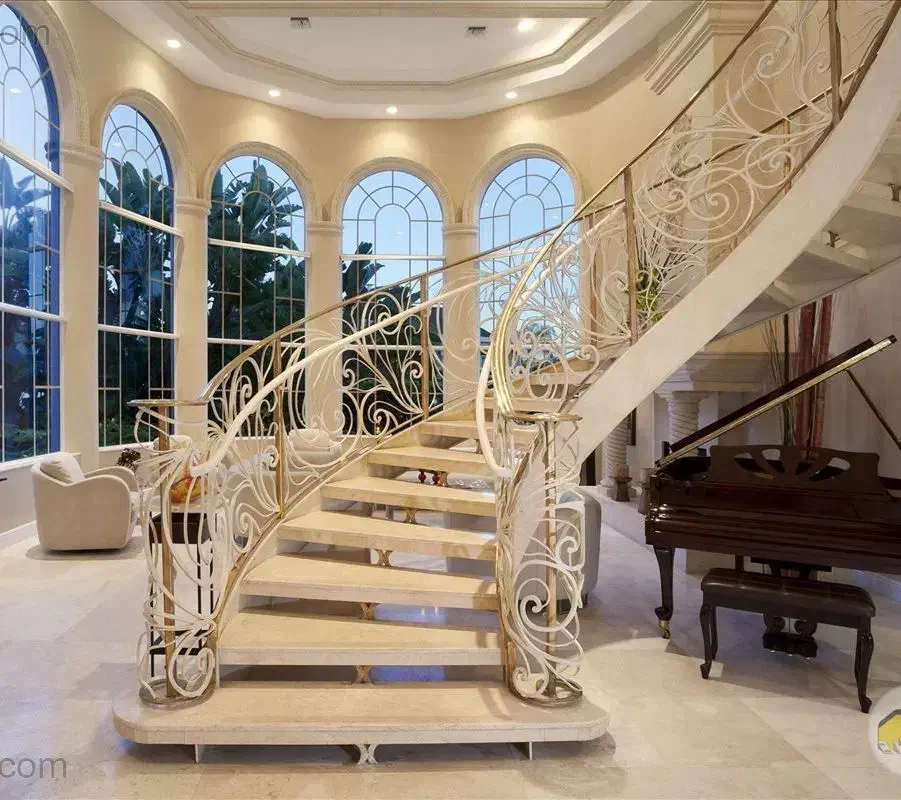 ساخت پله گرد گنبد تانکر هوایی|خدمات پیشه و مهارت|دلیجان, |دیوار