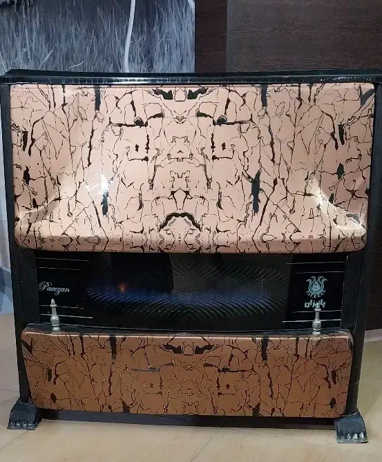 بخاری گازی طرح شومینه پاییزان|بخاری، هیتر، شومینه|رباط‌کریم, رباط‌کریم|دیوار