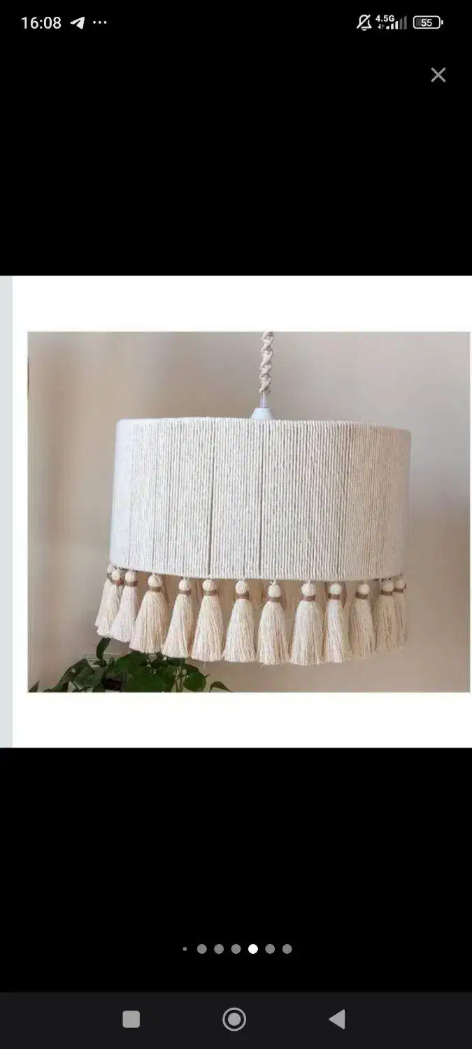 ایینه و لوستر مکرومه|لوستر و چراغ آویز|اهواز, فاز ۲ پادادشهر|دیوار