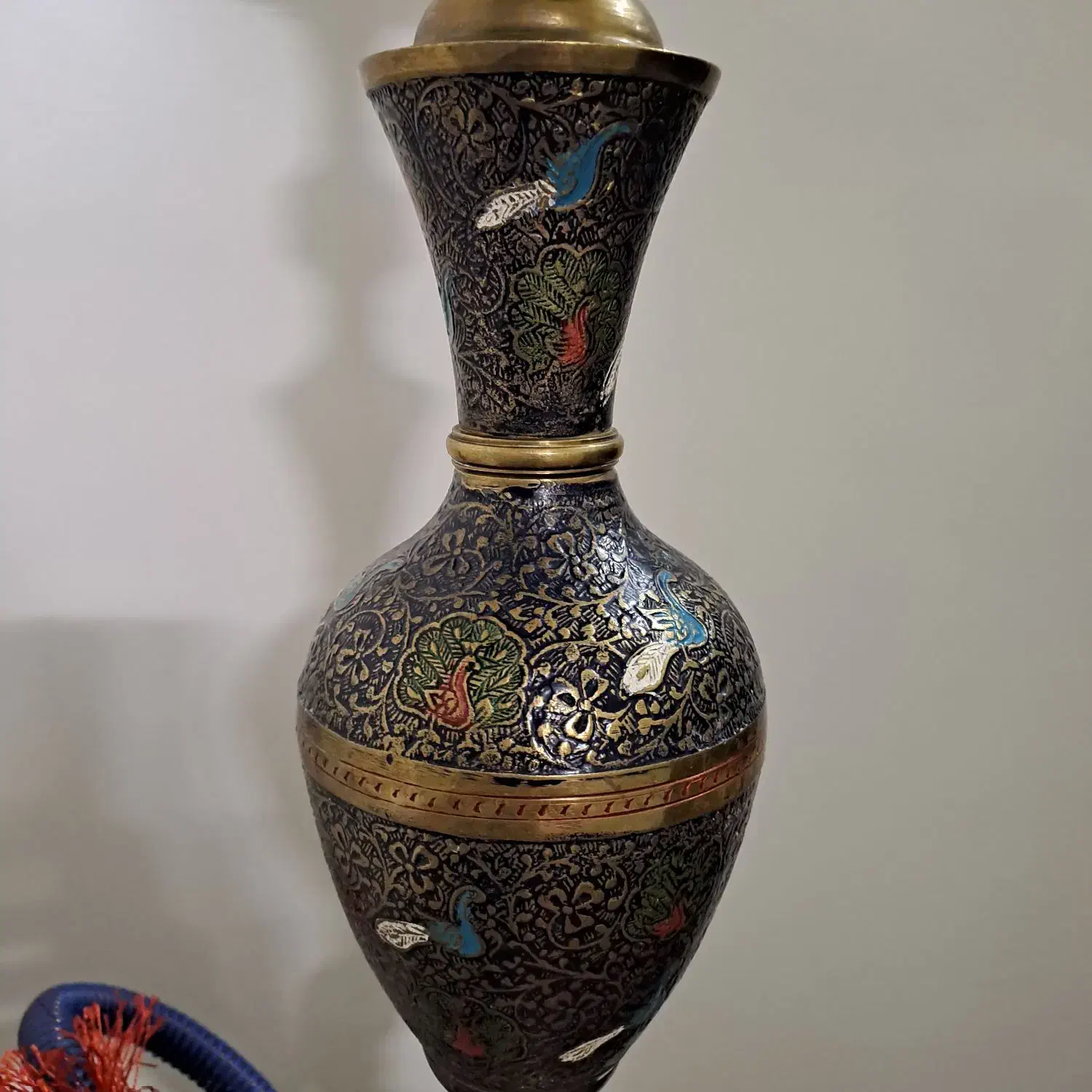 قلیان برنجی فیروزه|صنایع دستی و سایر لوازم تزئینی|تهران, شهرک ولیعصر شمالی|دیوار