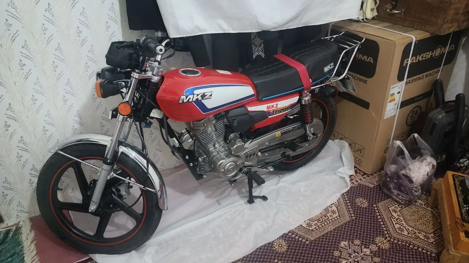 موتور سند سفید|موتورسیکلت|اهر, |دیوار