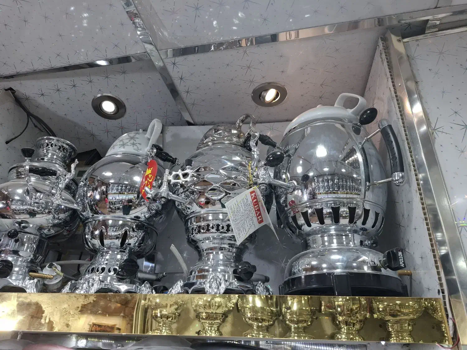 فروش انواع سمار گازی وذغالی زیرقیمت بازار|سماور، چایساز، قهوهساز|قم, باجک یک|دیوار