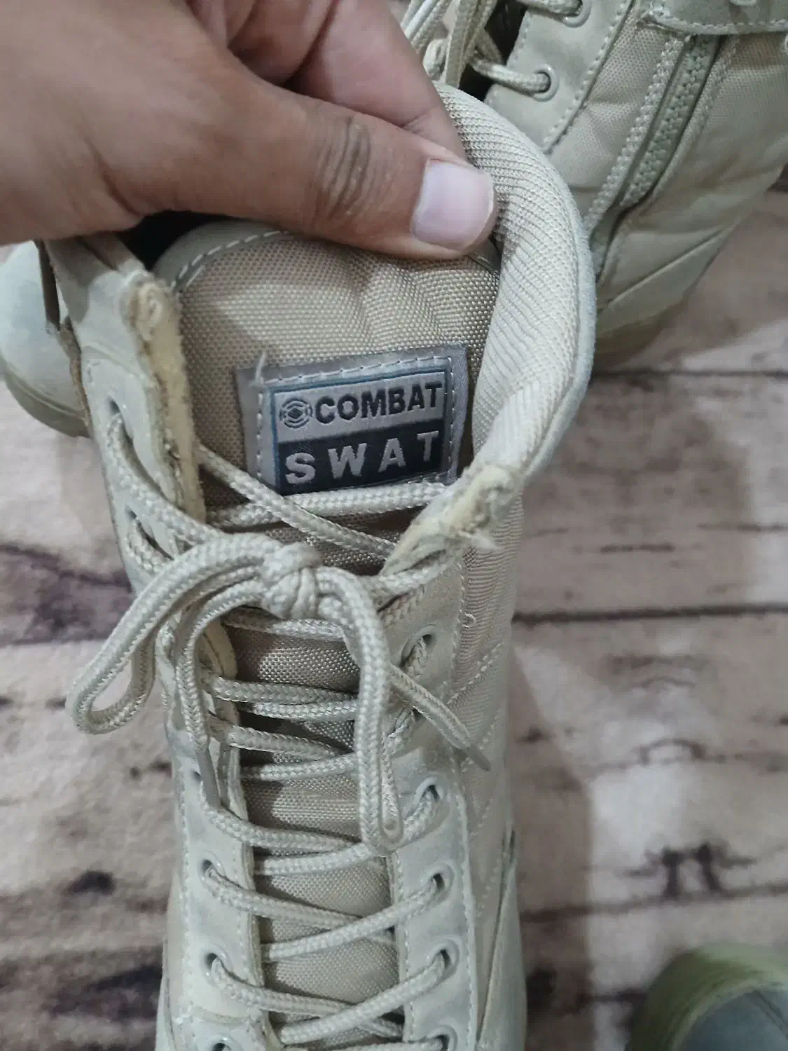 پوتین نظامی خاکی سایز 42  و کفش کوهنوردی سایز 41|کیف، کفش، کمربند|رباطکریم, شهرک والفجر|دیوار