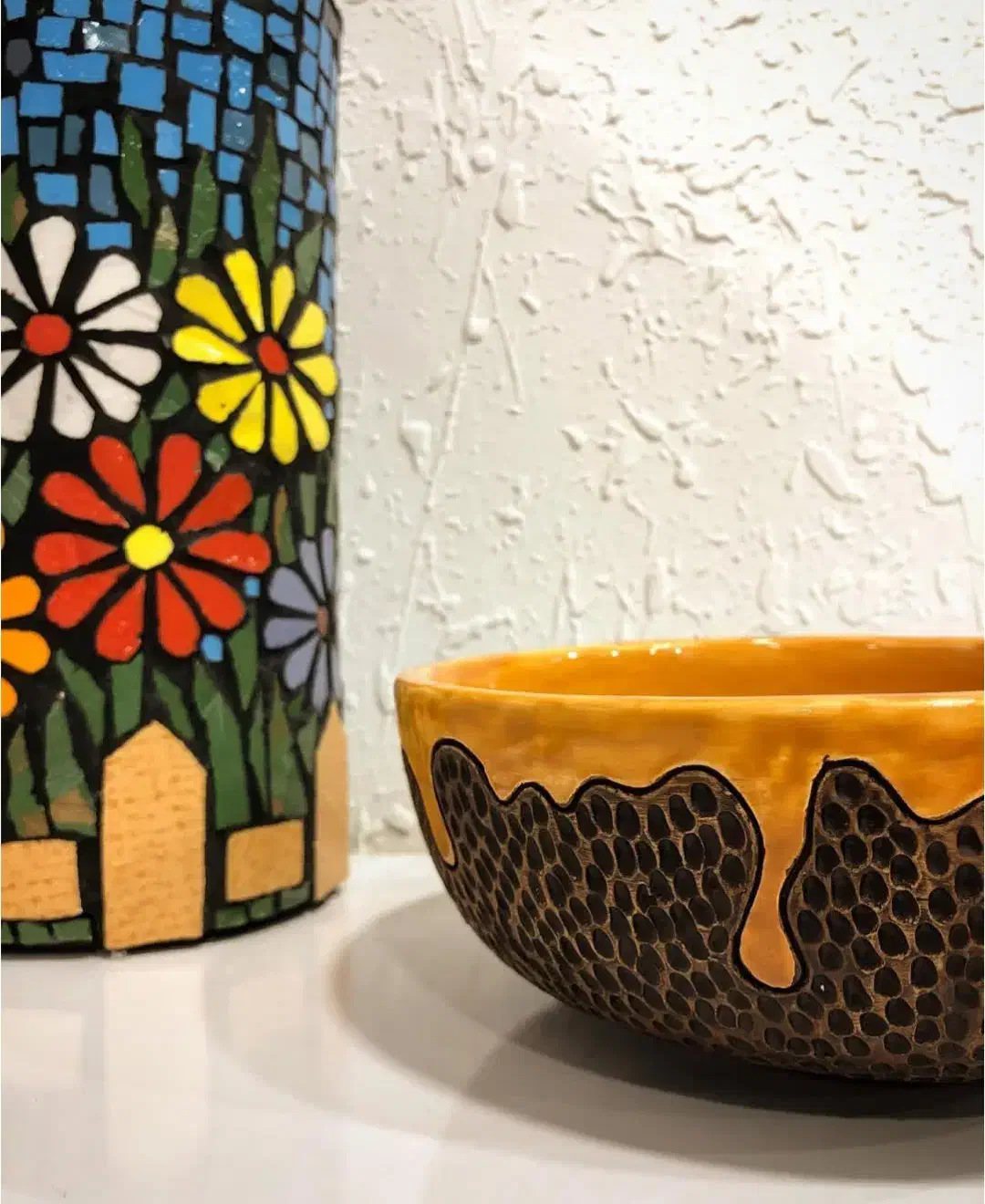 کاسه دستساز سرامیکی|ظروف سرو و پذیرایی|شیراز, شهرک گلستان|دیوار