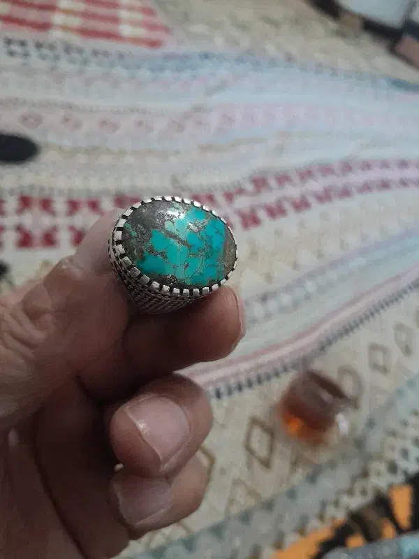 انگوشترفیروزه.دست‌.دست‌ساز|جواهرات|آشخانه, |دیوار