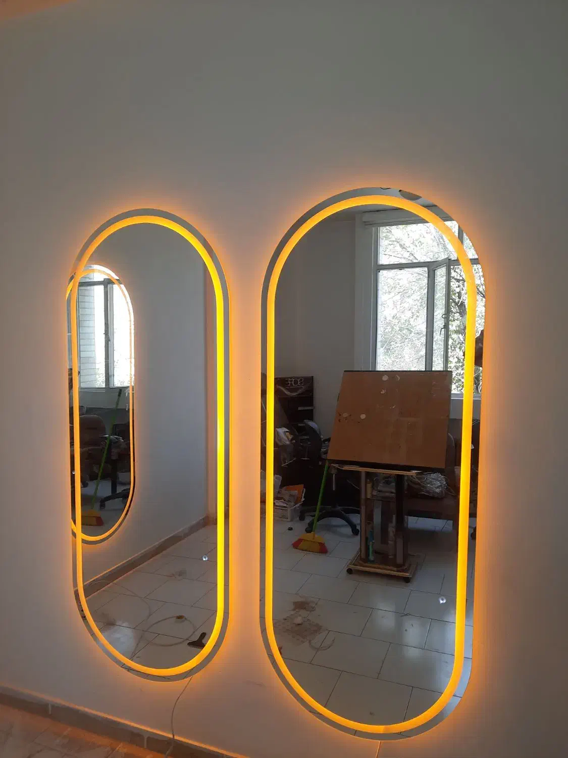 فروش و نصب آینه های دکوراتیو و آینه های باشگاه|آینه|محمدیه-قزوین, |دیوار