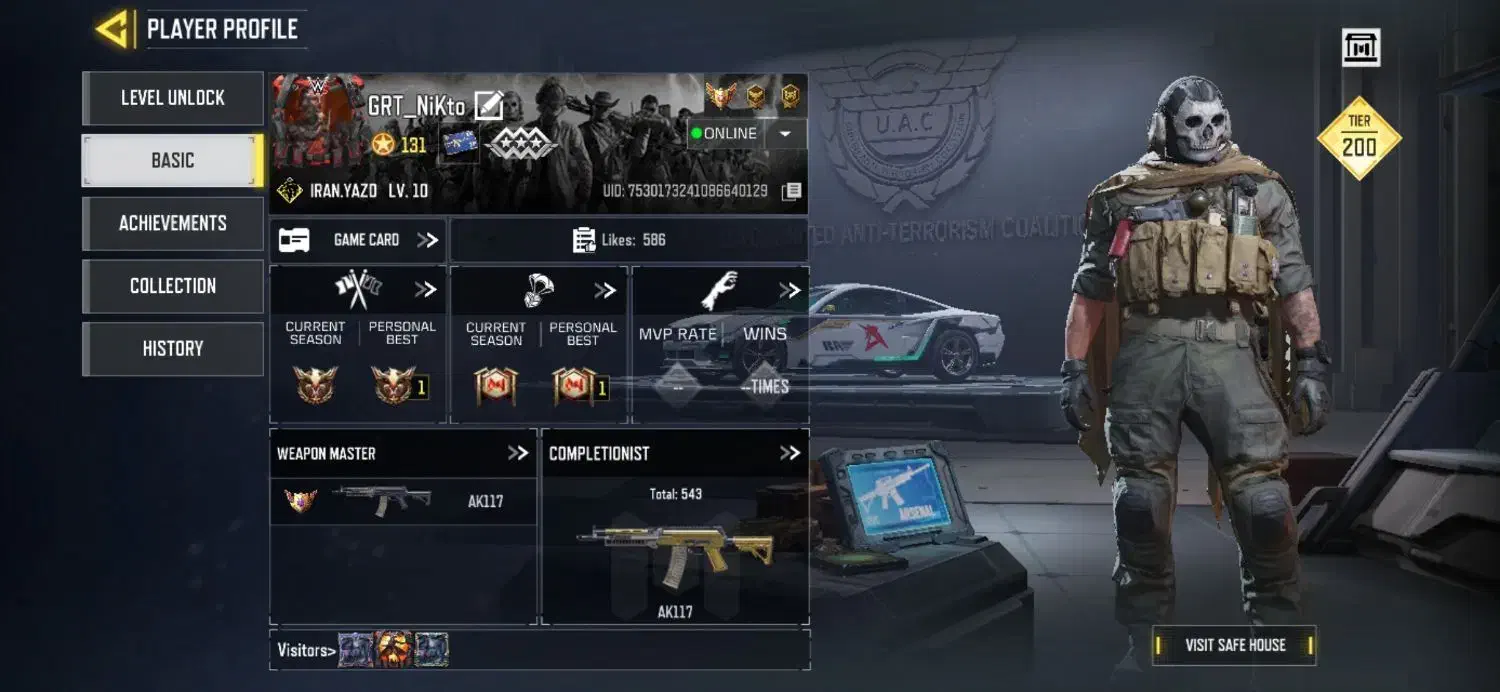 اکانت کالاف دیوتی موبایل|کنسول، بازی ویدئویی و آنلاین|قم, چهل اختران|دیوار